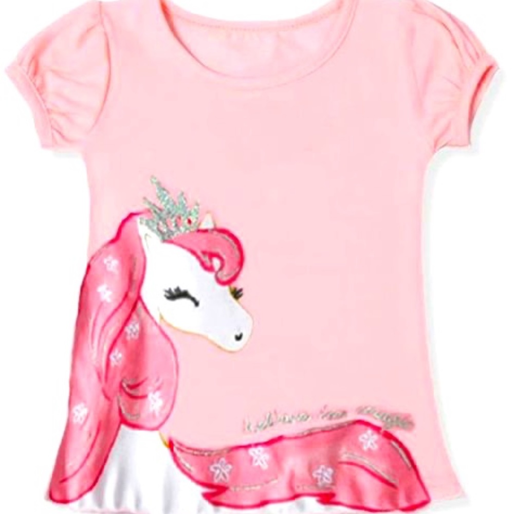 Cute Unicorn T-Shirt - Picture 1 of 1